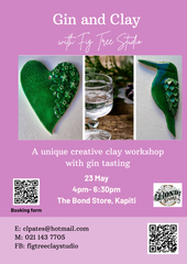 Gin and Clay with Fig Tree Studio