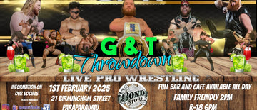 G & T Throwdown - Saturday 1st February 2025, 2pm or 6pm