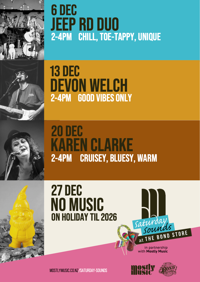 Saturday Sounds - Saturdays 2pm-4pm