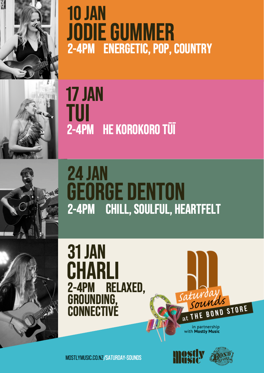 Saturday Sounds - Saturdays 2pm-4pm