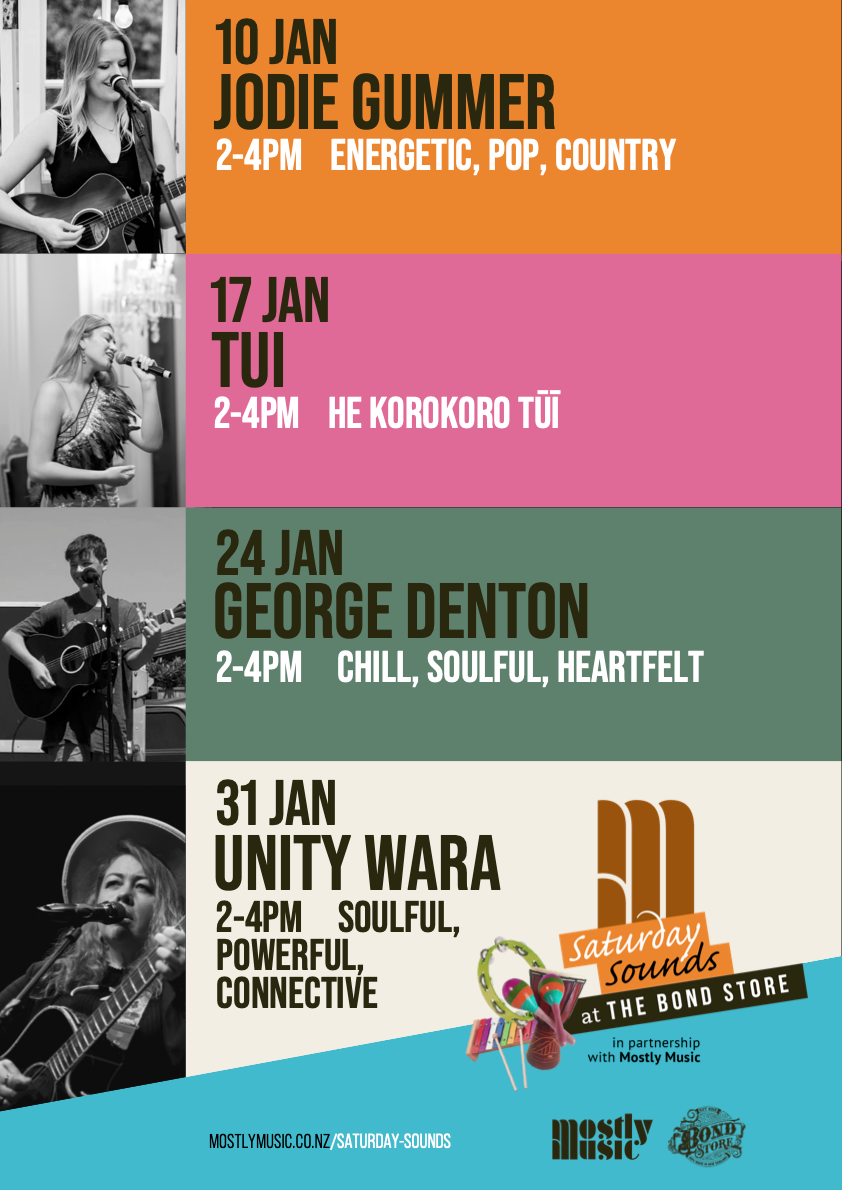 Saturday Sounds - Saturdays 2pm-4pm