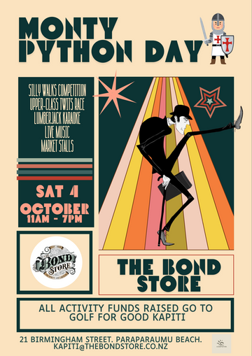 Monty Python Day, Saturday 4th October 2025, 11am-7pm