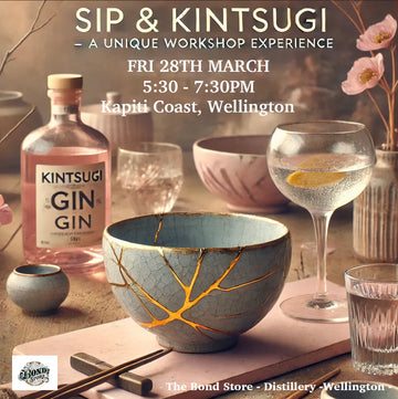 Sip & Kintsugi Workshop - Friday 28th March 2025, 5.30pm-7.30pm