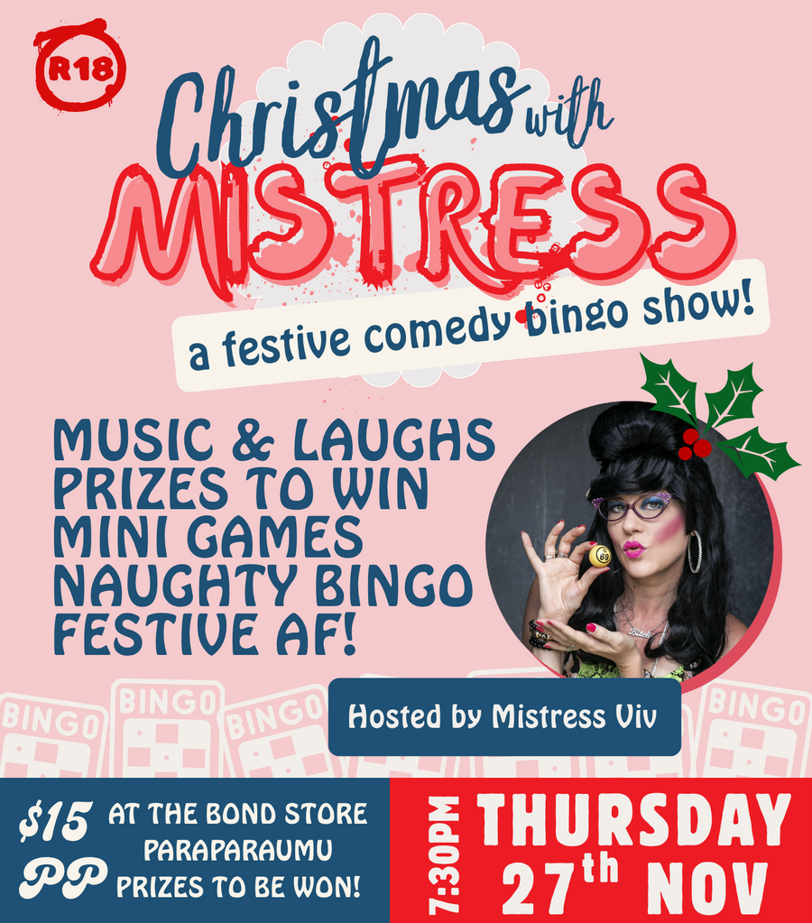 Christmas With Mistress Viv, Thursday 27th November, 7.30pm