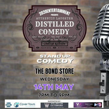 Distilled Comedy - Wednesday 14th May 2025, 7pm