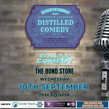 Distilled Comedy - Wednesday 10th September 2025, 7pm