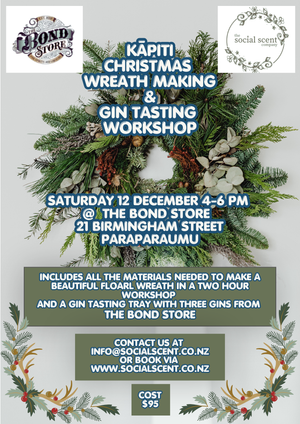 Christmas Wreath Making Class - Saturday 12 December 2026, 4pm