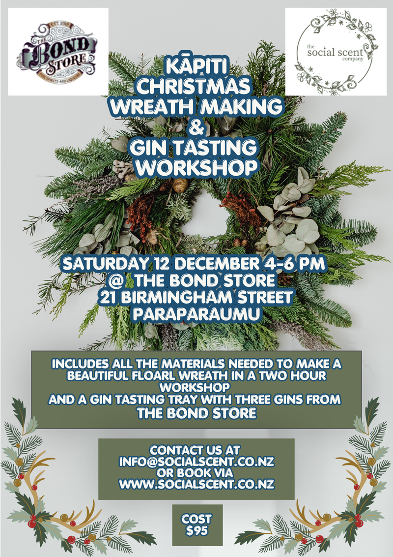 Christmas Wreath Making Class - Saturday 12 December 2026, 4pm
