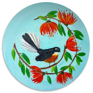 Paint and Gin - Paintvine Workshop, Fantail Wreath, Saturday 5th December, 4pm