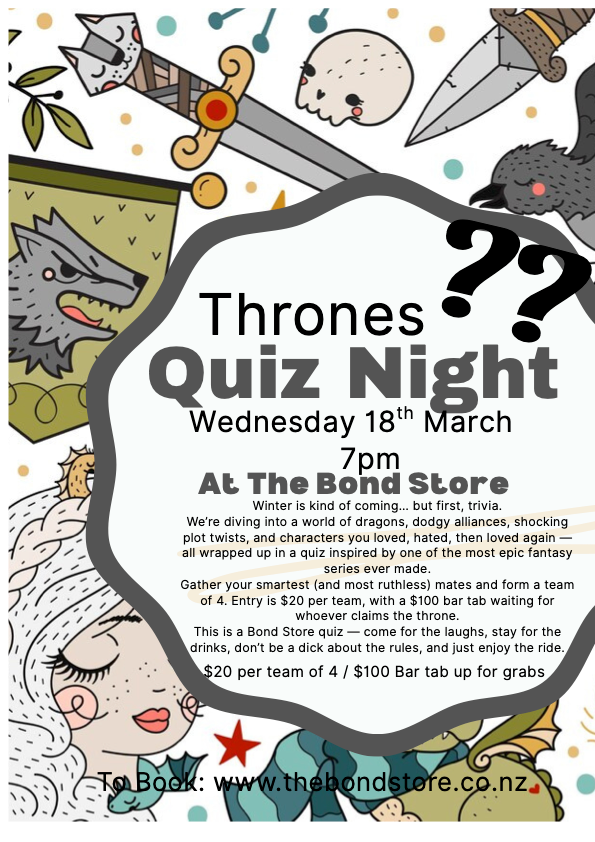 Quiz Night - Thrones