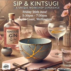 Sip and Kintsugi Workshop, Friday 26th June, 5.30pm