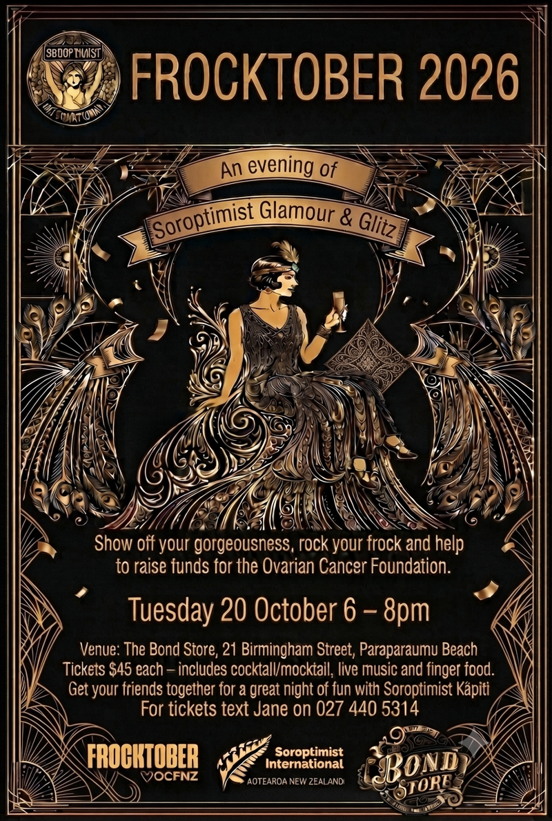 Frocktober — Tuesday 20 October 2026, 6pm
