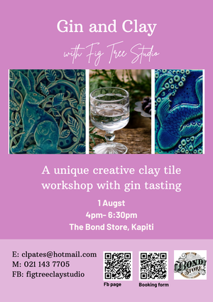 Gin and Clay with Fig Tree Studio